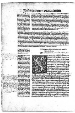 M. Fabii Quintiliani de institutione oratoria Liber decimus.
