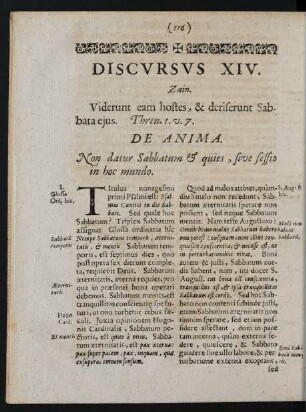 Discursus XIV. Zain.
