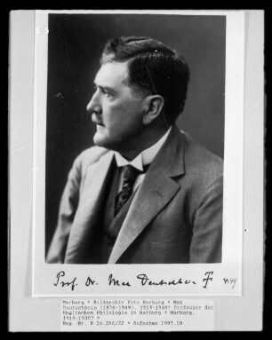 Max Deutschbein (1876-1949), 1919-1949? Professor der Englischen Philologie in Marburg