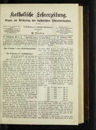 Zum Entwurf eines Volksschulgesetzes