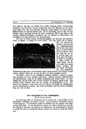 Ein Kriegsspiel in der Volksschule