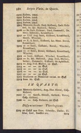 Disputationes Theologicae