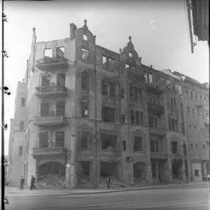 Negativ: Ruine, Motzstraße 72, 1950