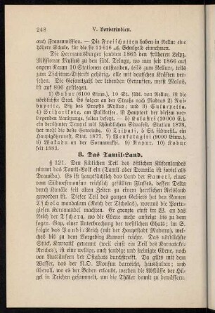 8. Das Tamil-Land (§121-127)
