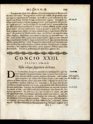 Concio XXIII.