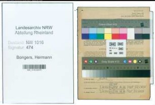 Entnazifizierung Hermann Bongers , geb. 27.12.1907 (Landwirt)