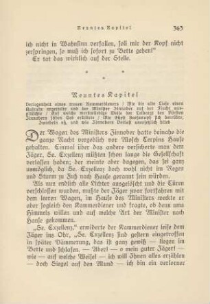 Neuntes Kapitel. Verlegenheit eines treuen Kammerdieners ...