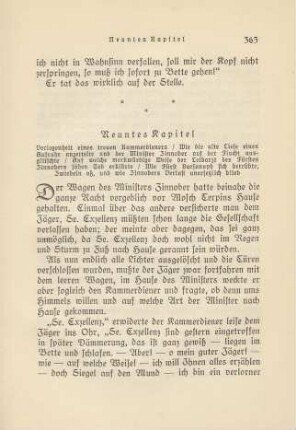 Neuntes Kapitel. Verlegenheit eines treuen Kammerdieners ...