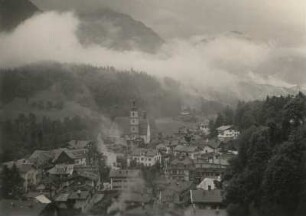 Berchtesgaden.Teilansicht vom Dom
