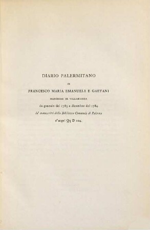 Diari della città di Palermo : dal secolo XVI al XIX ; pubblicati su' manoscritti della Biblioteca Comunale. 19