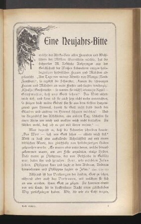 Eine Neujahrs-Bitte