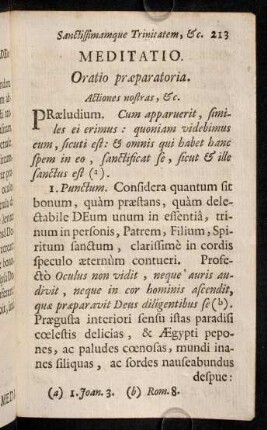 213-218, Meditatio.