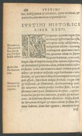 Iustini Historici Liber XXXVI.