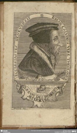 Ecclesiastes Genevensis Johan. Calvinus Vere Theologus