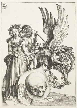 Wappen mit Totenkopf