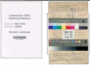 Entnazifizierung Johannes Mundorf , geb. 16.07.1902 (Anwalt)