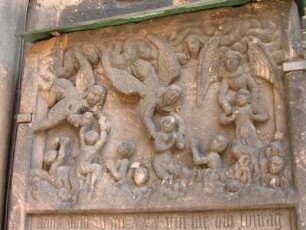 Epitaph der Familie Ketzel — Errettung der Seelen aus dem Fegefeuer
