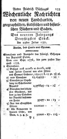 Dreyßigstes Stück