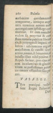 Vasalli.