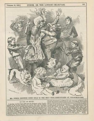 Mr. Punch concedes home rule to the only true home-rulers at Christmas-time