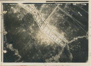 Foto des Geländes nordöstlich von la Neuville nordöstlich von Cormicy (Luftbild)