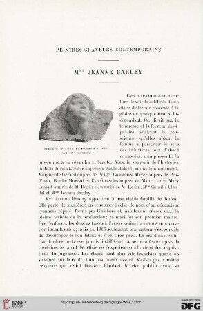 4. Pér. 9.1913: Mme. Jeanne Bardey : peintres-graveurs contemporains