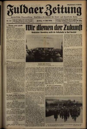 Ausgabe vom Freitag, den 22. Mai 1936.