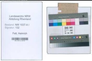 Entnazifizierung Heinrich Fett , geb. 05.09.1904 (Postbeamter)