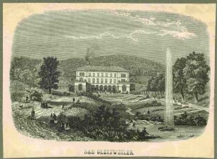 Bad Gleisweiler: Wasser und Molkenheilanstalt. Gestochen von L. Hoffmeister