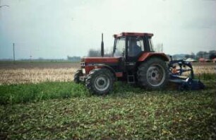 Einarbeitung von Gründüngung/Zwischenfrucht
