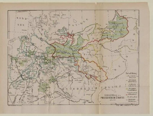 Entwicklung des preussischen Staates seit 1640