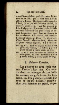 B. Peintres Romains.