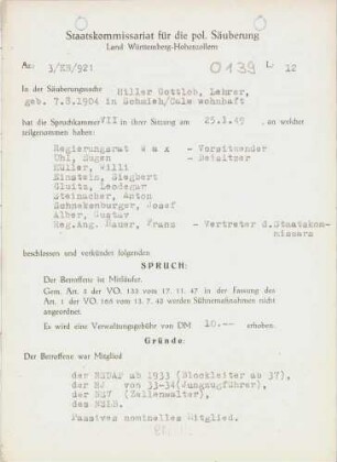 Hiller, Gottlob