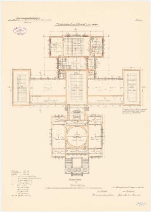 Rheinische Friedrich-Wilhelms-Universität Bonn Akademisches Kunstmuseum: Grundriss Erdgeschoss 1:150