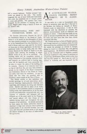 51: An australian water-colour painter : Henry Tebbitt