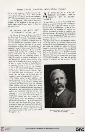 51: An australian water-colour painter : Henry Tebbitt