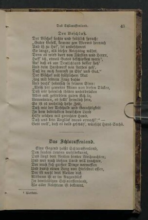 Das Schlaraffenland.