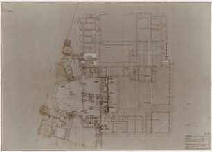 Kammerspiele (später: Schauspielhaus), Bochum: Eingangsgeschoss Grundriss 1:100