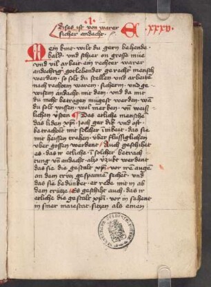 Eberhard Mardach: Sendbrief von wahrer Andacht