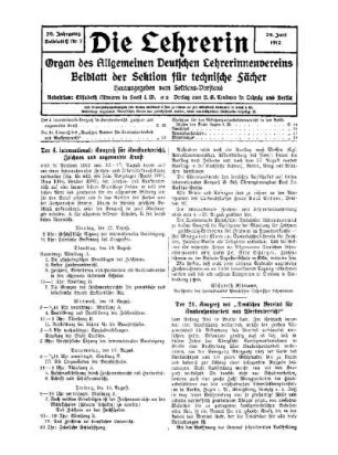Der 4. internationale Kongreß für Kunstunterricht, Zeichnen und angewandte Kunst
