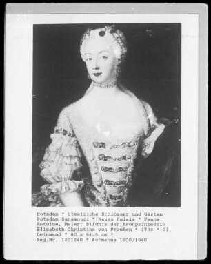 Bildnis der Kronprinzessin Elisabeth Christine von Preußen