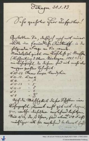 Brief vom 30.01.1893.