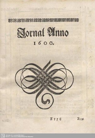 Jornal Anno 1600.