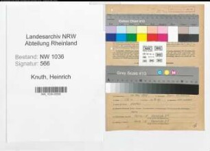 Entnazifizierung Heinrich Knuth , geb. 14.05.1908 (Ingenieur)