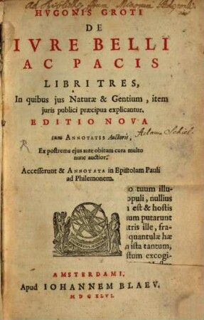 De iure belli et pacis
