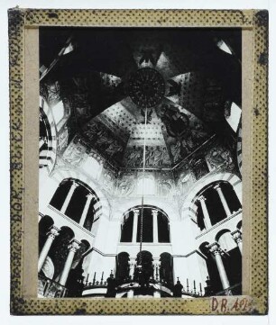 Aachen, Aachener Dom : Kuppel Innenansicht