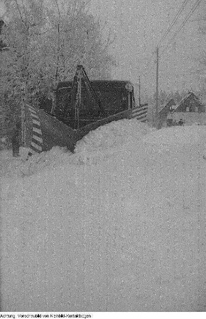 Winter, Landschaften, Skilangläufer, 1956/1957