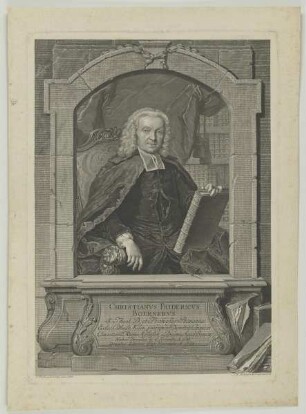 Bildnis des Christianvs Fridericvs Boernervs