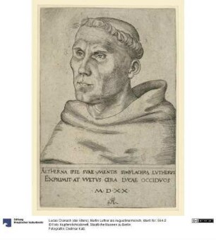 Martin Luther als Augustinermönch