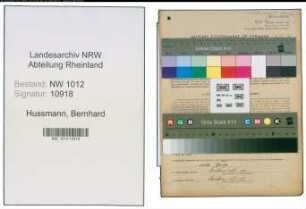 Entnazifizierung Bernhard Hussmann , geb. 22.03.1867 (Landwirt)